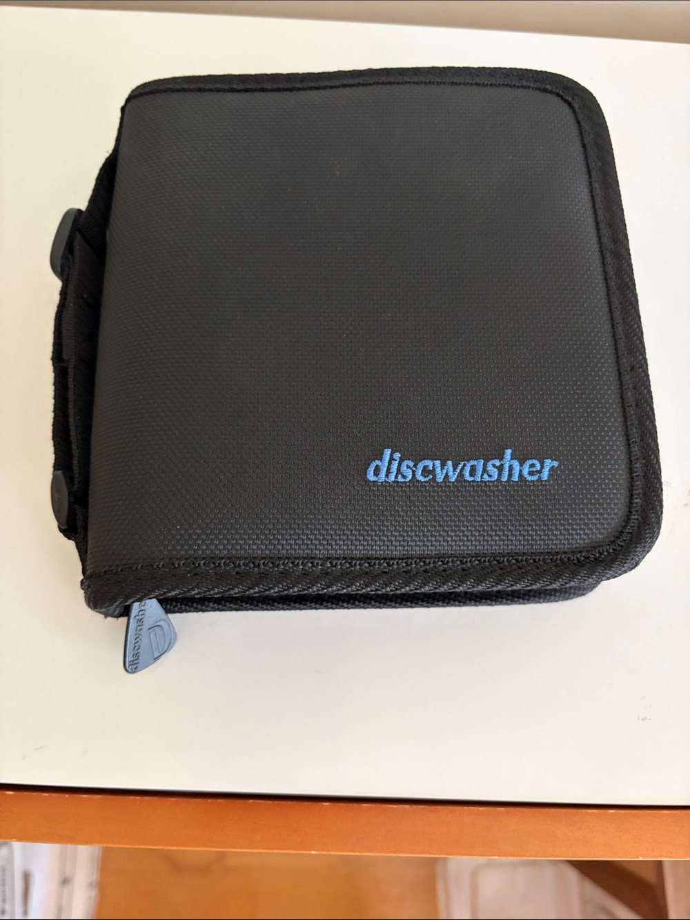 discwasher Black CD/DVD Storage Case with Blue Logo